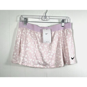 Nike Victory Print Girls Dri-Fit Flouncy Tennis Skirt Skort Size XL Pink New